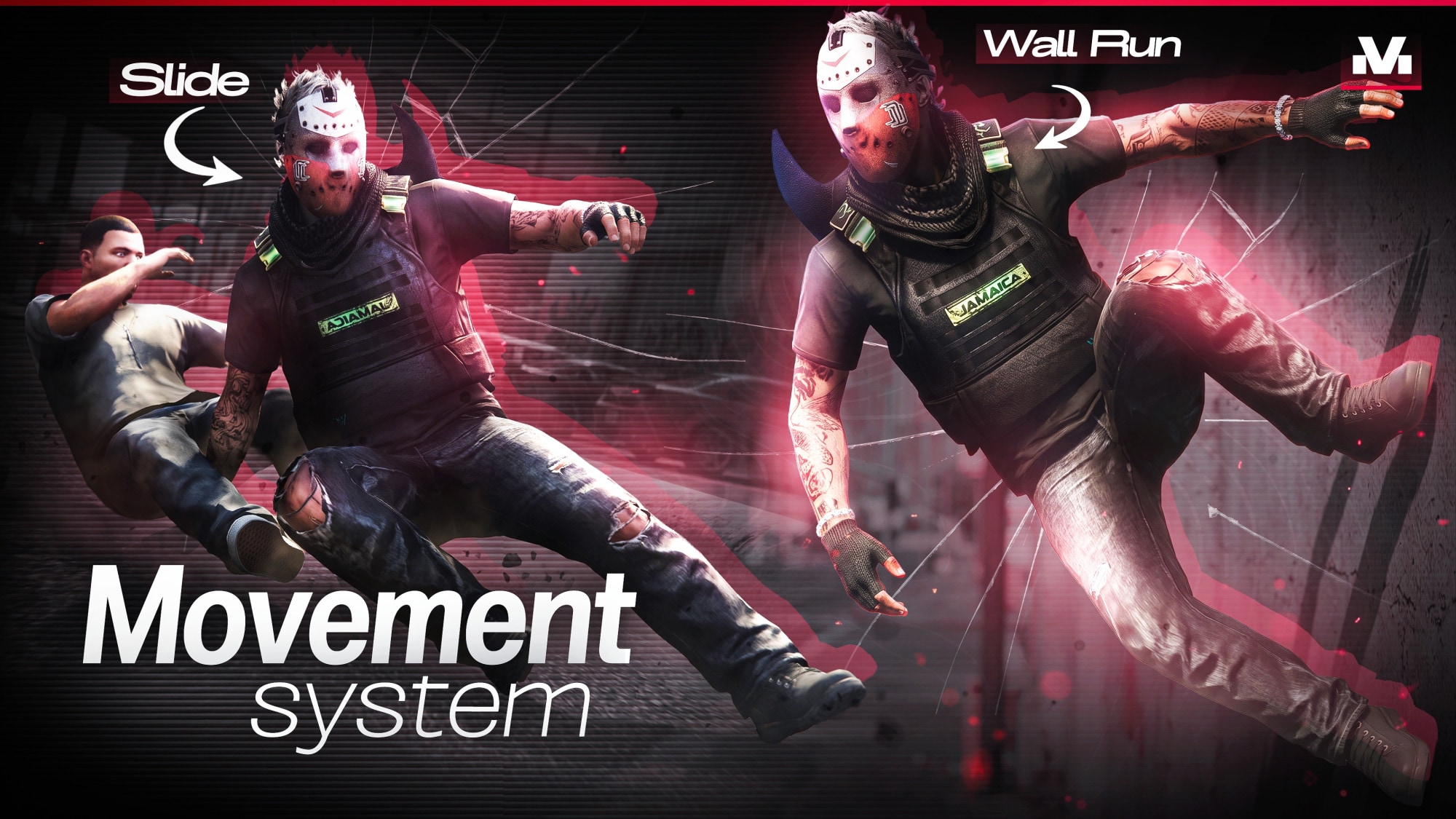 Movement System | Vault, Slide, Wall Flip & Ledge Grab
